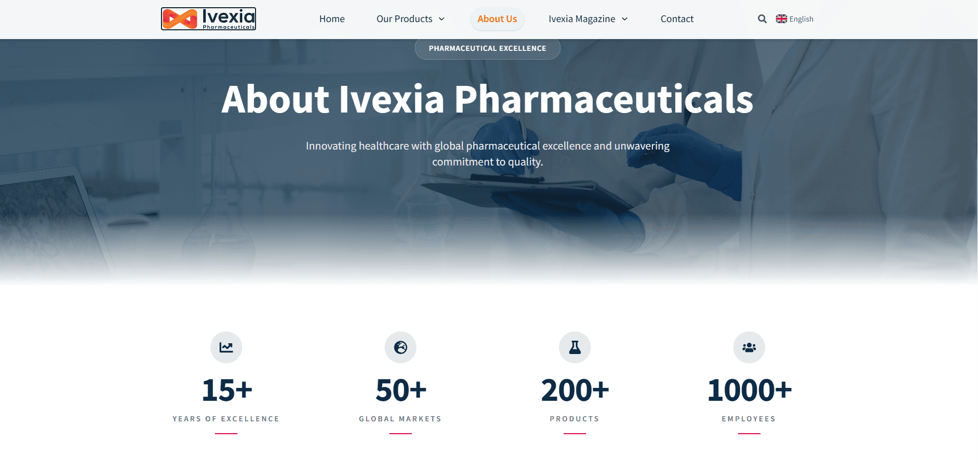Ivexia Pharma desktop