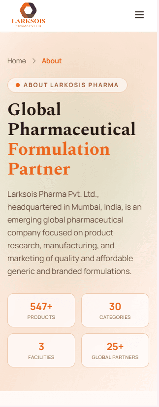 Larksois Pharma mobile